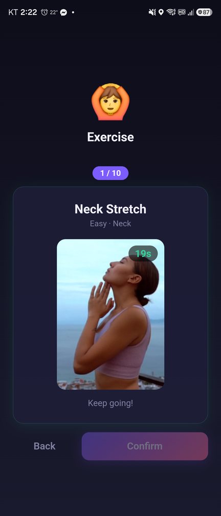 Exercise unlock