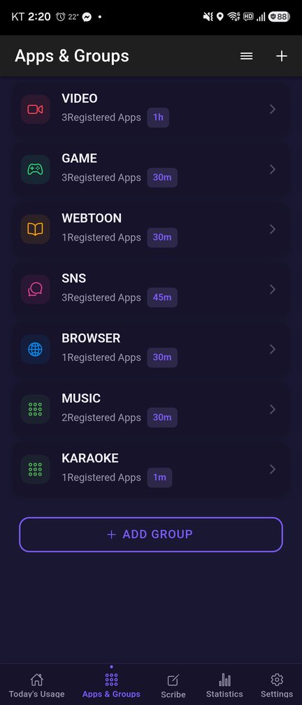 Apps & Groups